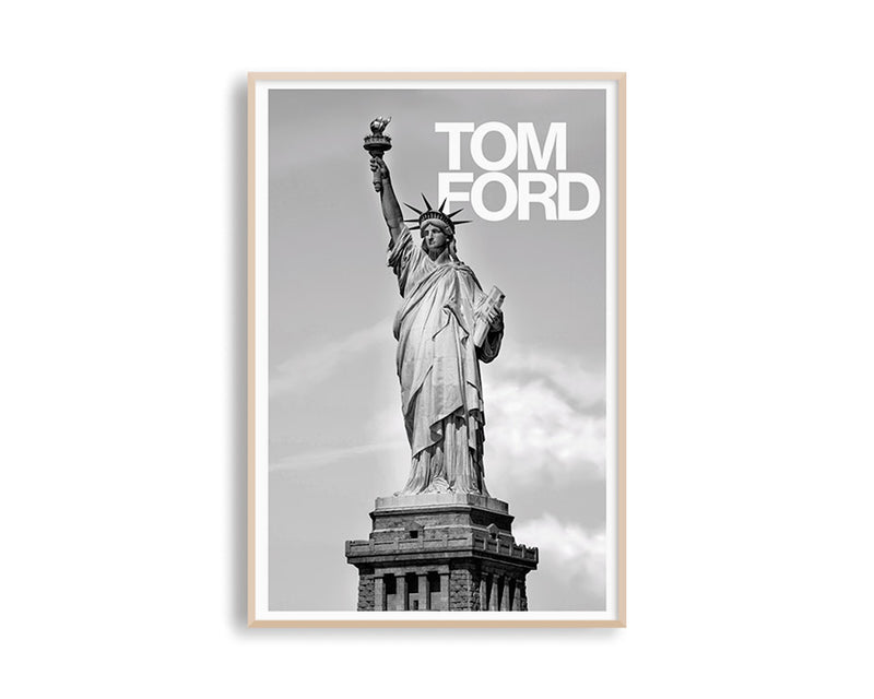 Tom Ford oak frame print