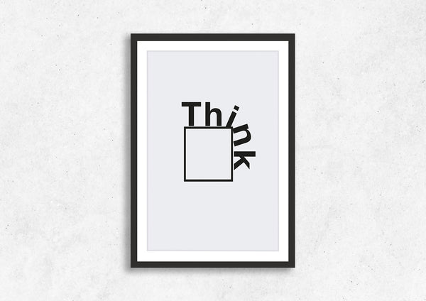 Think Outside The Box 2 Framed Wall Art