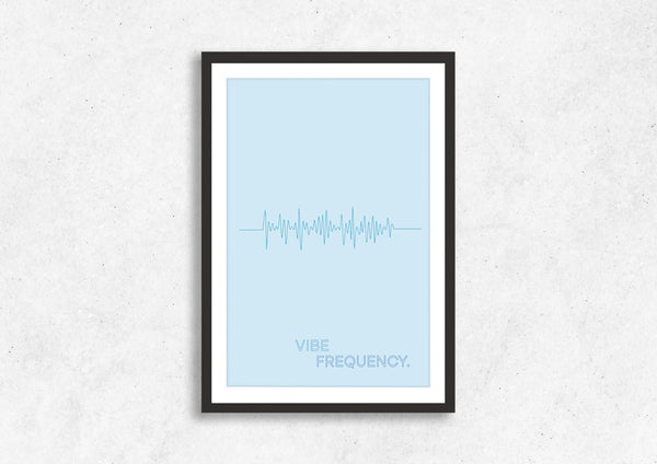Vibe Frequency 4 Framed Wall Art