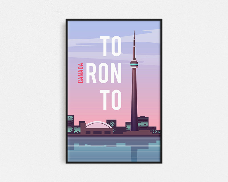 Travel Series - Toronto, Canada Framed Wall Art