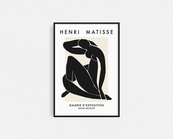Poster Hub - Henri Mattisse Noir Art Framed