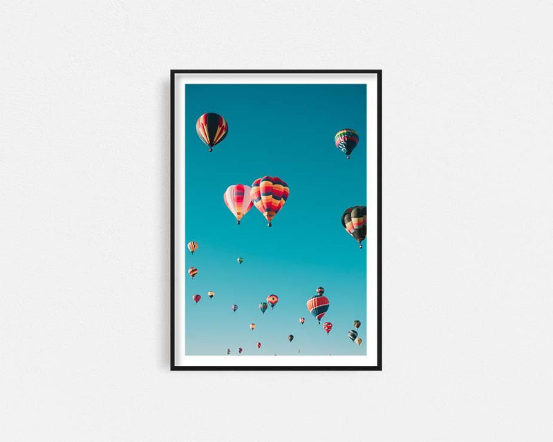 Hot Air Balloons Framed Wall Art