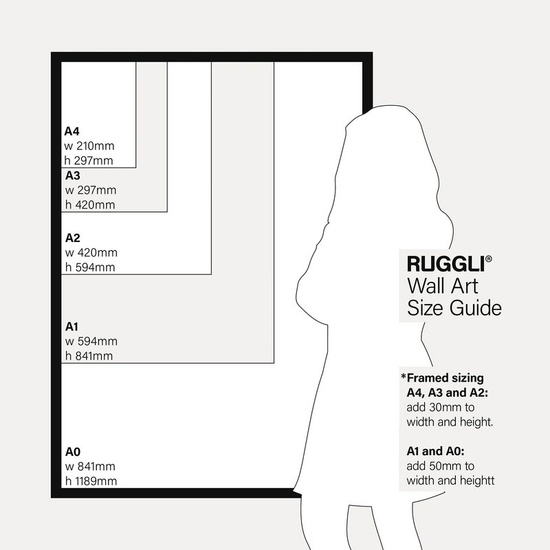 RUGGLI - Knife Art Print