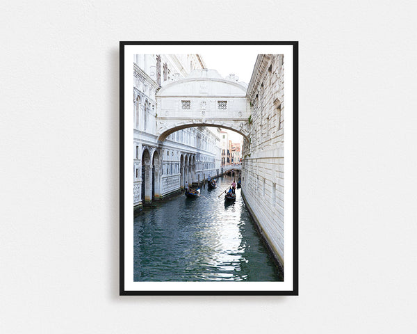 Venice Canal Framed Wall Art