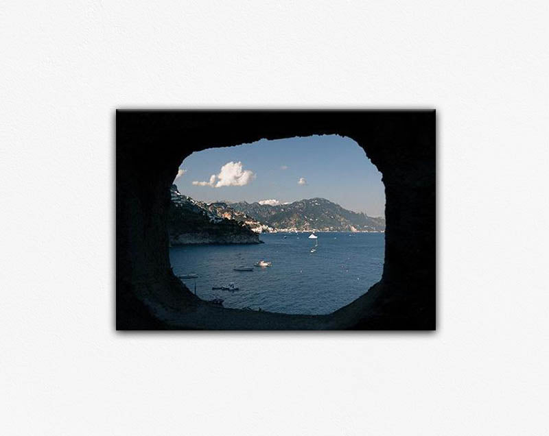 Amalfi Cave Canvas Print