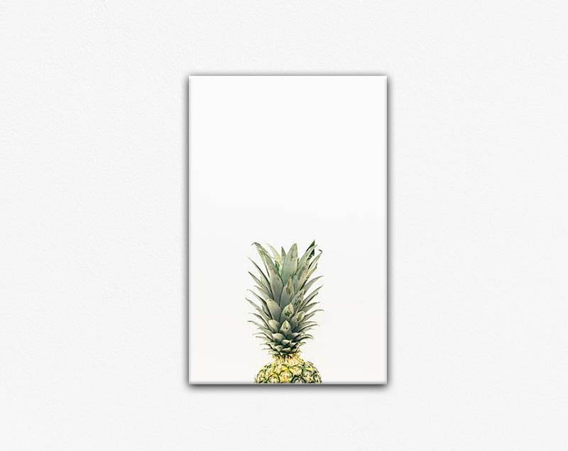Pineapple Head Canvas Print