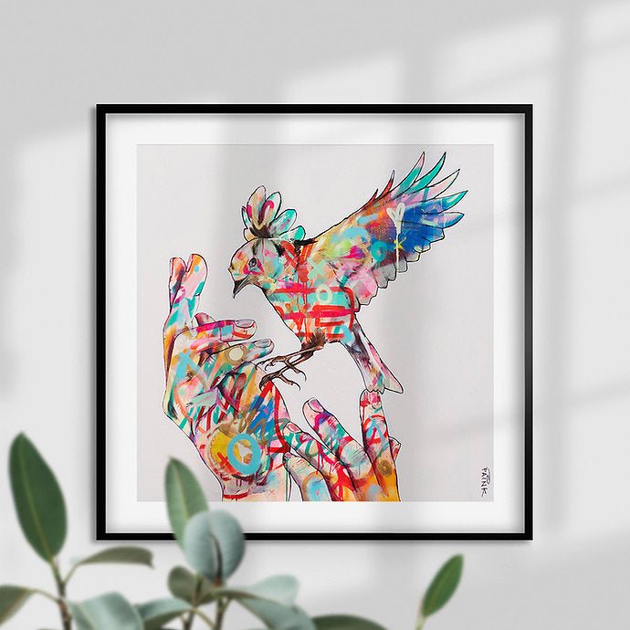 PAINK - Be you, be free Framed Wall Art