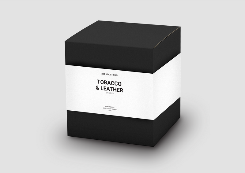 Tobacco & Leather Luxury Scented Candle