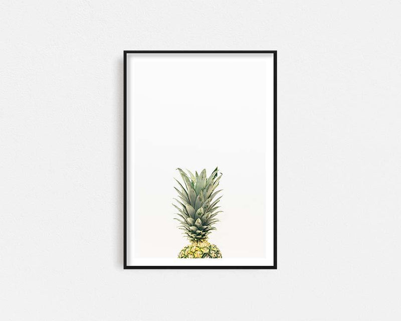 Pineapple Head Framed Wall Art