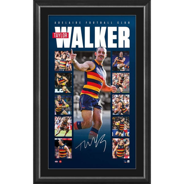 Adelaide Crows – Taylor Walker Signed & Framed Vertiramic