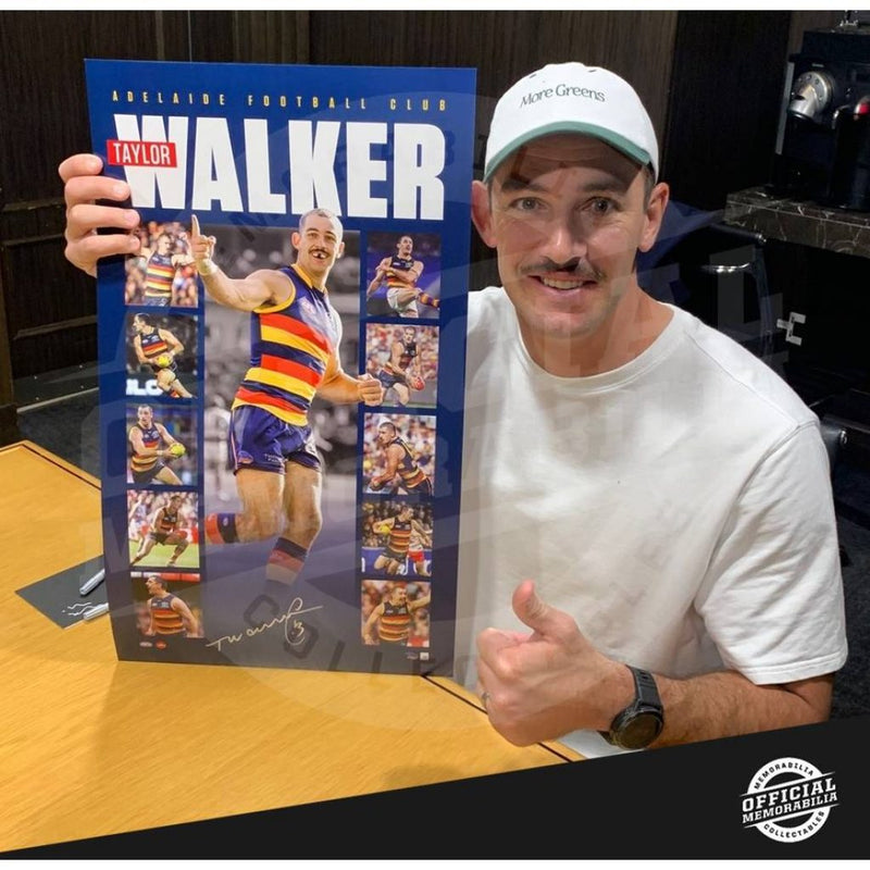 Adelaide Crows – Taylor Walker Signed & Framed Vertiramic