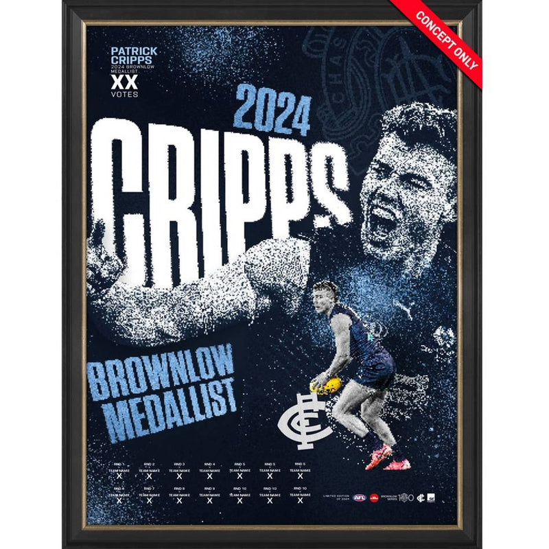 Patrick Cripps 2024 Brownlow Medal Sportsprint