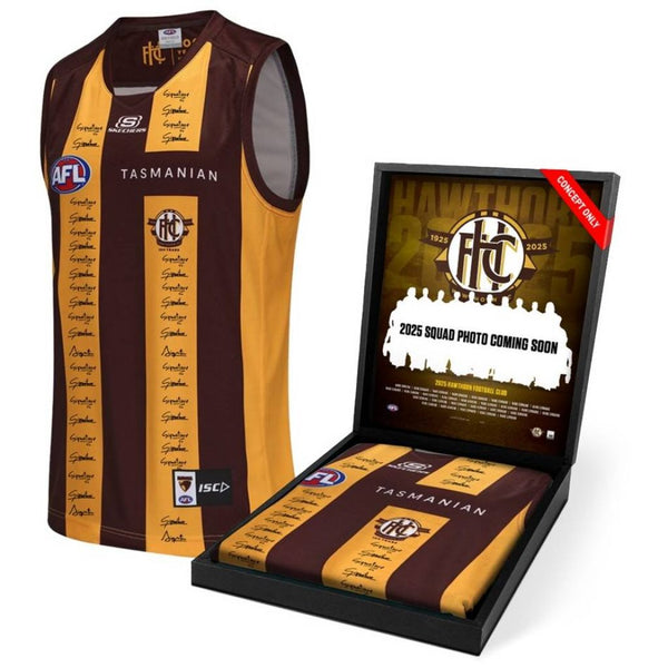 Hawthorn Hawks 2025 Squad Signed Guernsey