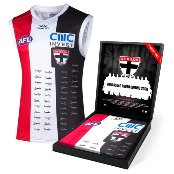 St Kilda Saints 2025 Squad Signed Guernsey