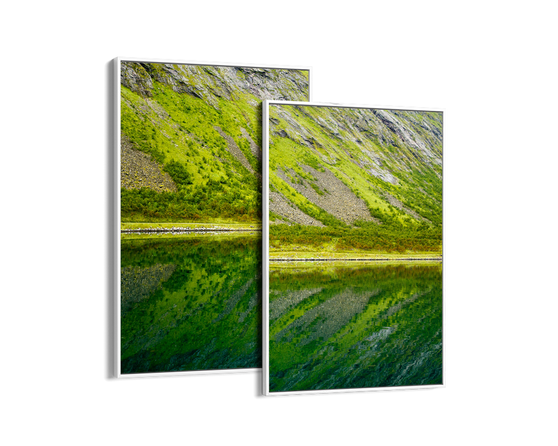 Norway Greens Set Includes Two Prints