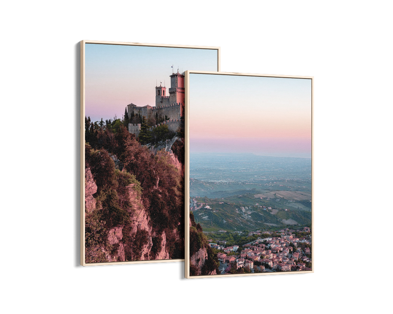 San Marino Set Includes Two Prints