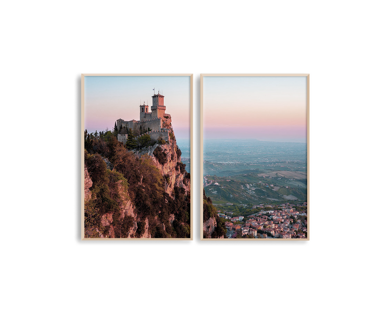 San Marino Set Includes Two Prints