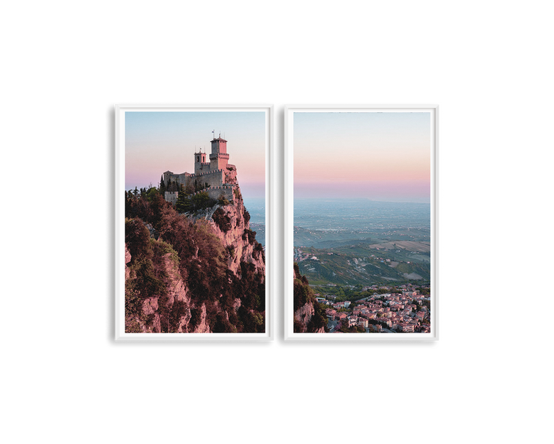 San Marino Set Includes Two Prints