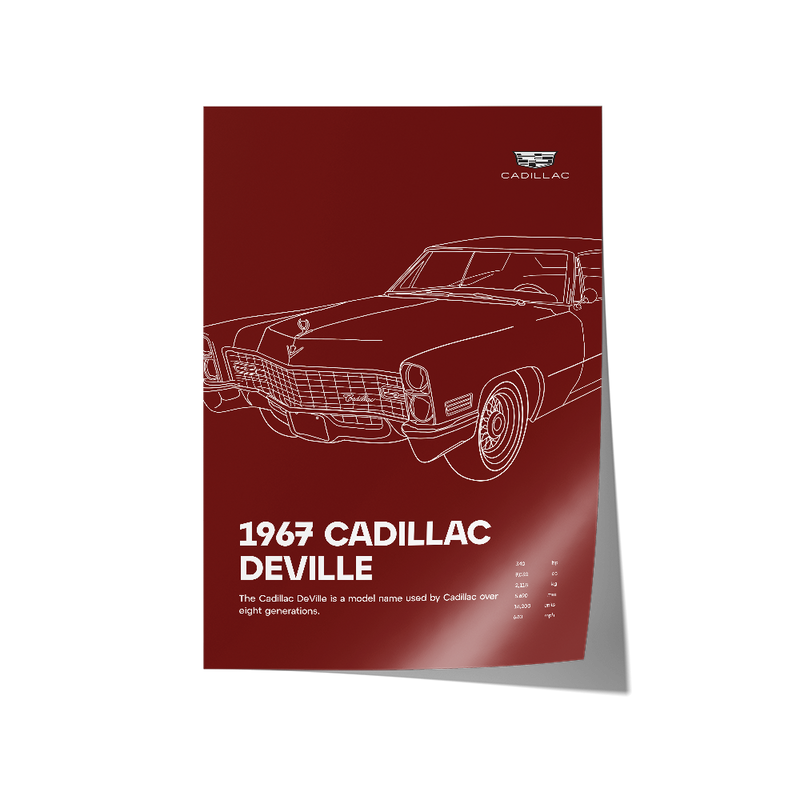 Cadillac Deville 02 Burgundy