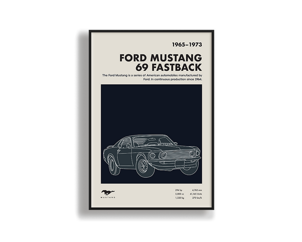 Ford Mustang 69 Fastback 01