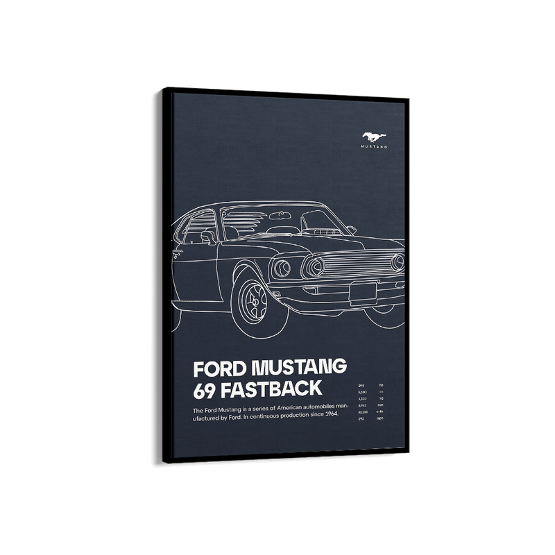 Ford Mustang 69 Fastback 02 Navy