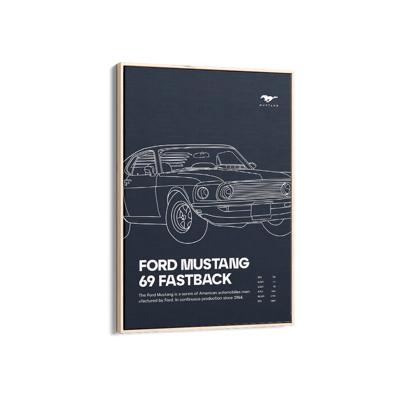 Ford Mustang 69 Fastback 02 Navy