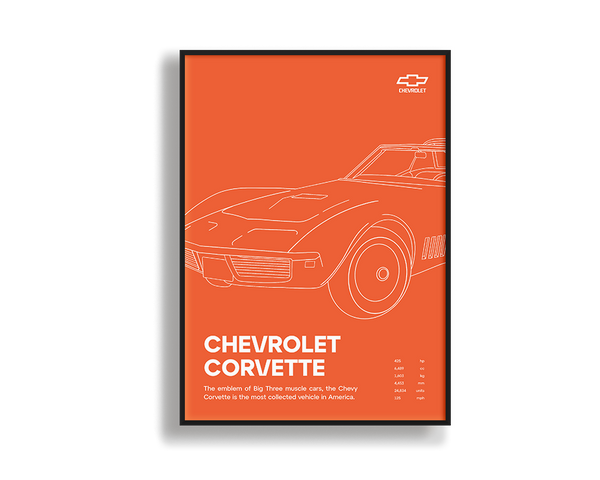 Chevrolet Corvette 02 Orange