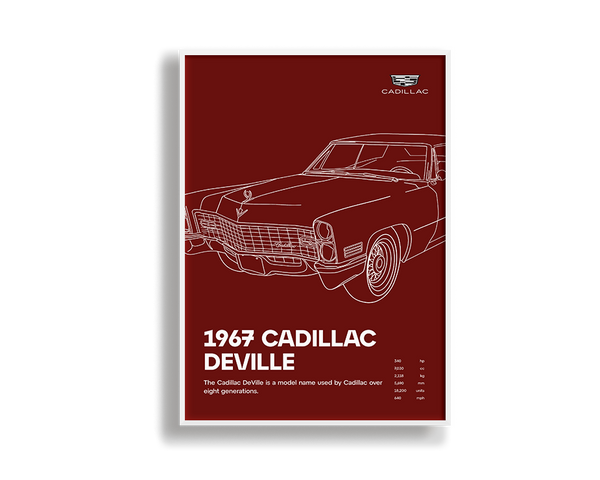 Cadillac Deville 02 Burgundy