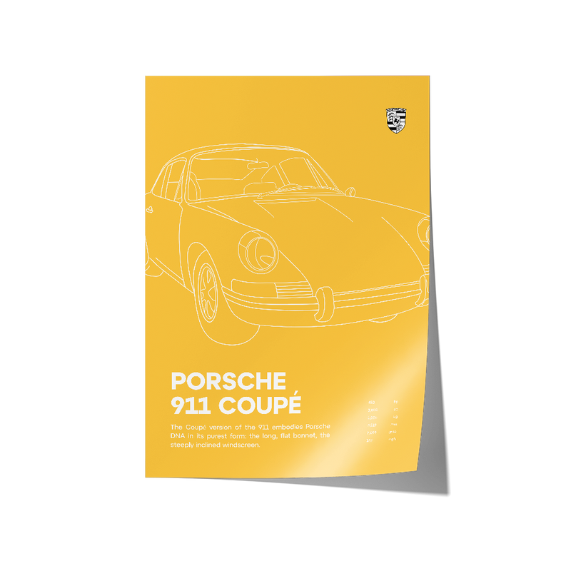 Porsche 911 Coupe Yellow