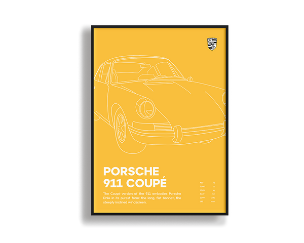 Porsche 911 Coupe Yellow