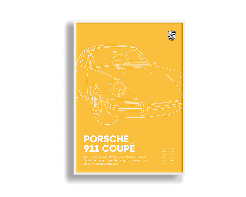 Porsche 911 Coupe Yellow