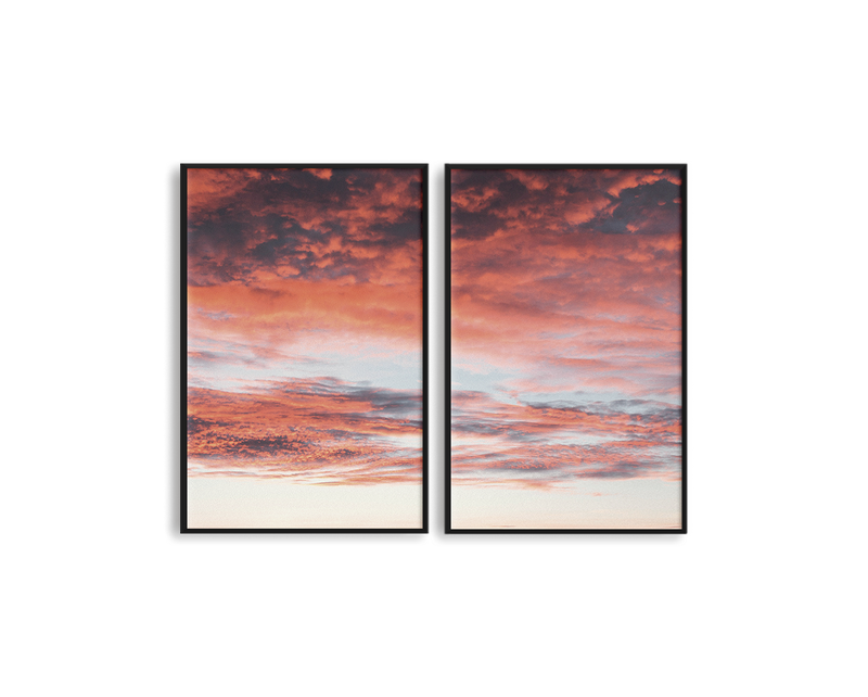 Evening Sky Set Includes Two Prints