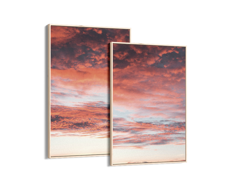 Evening Sky Set Includes Two Prints