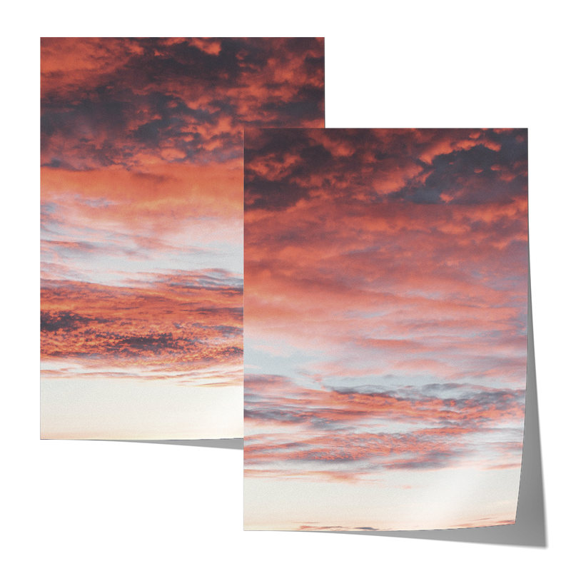 Evening Sky Set Includes Two Prints