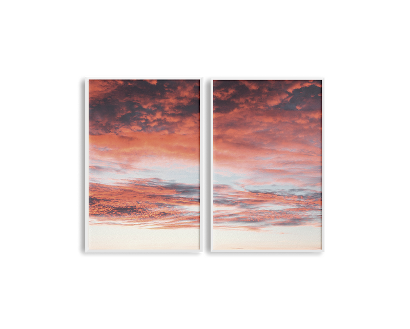 Evening Sky Set Includes Two Prints