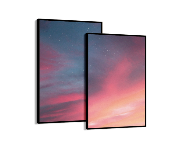 Pastel Sky Set Includes Two Prints