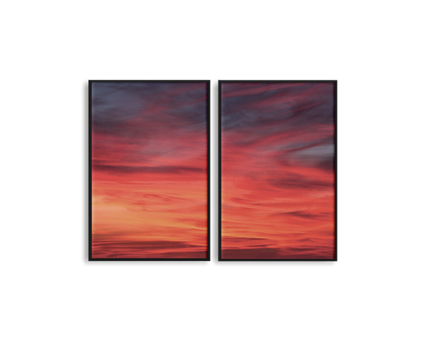 Late Sunset Set Includes Two Prints