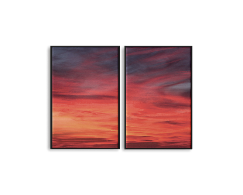 Late Sunset Set Includes Two Prints