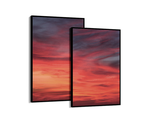 Late Sunset Set Includes Two Prints