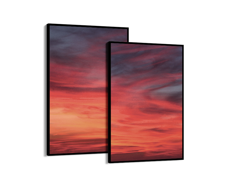 Late Sunset Set Includes Two Prints