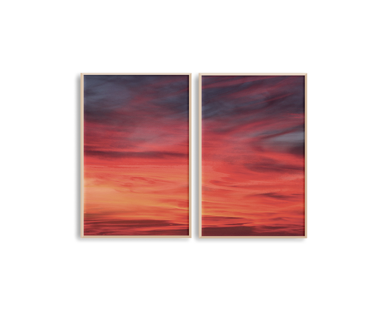 Late Sunset Set Includes Two Prints