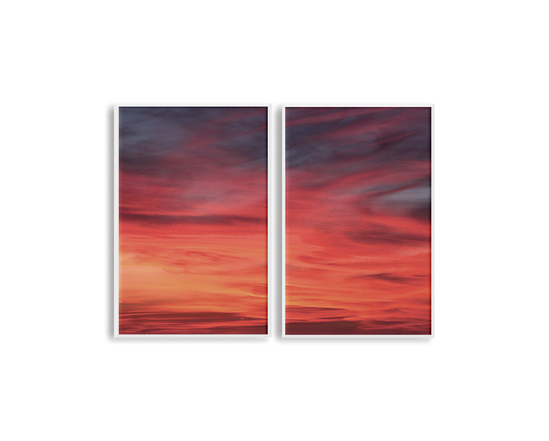 Late Sunset Set Includes Two Prints