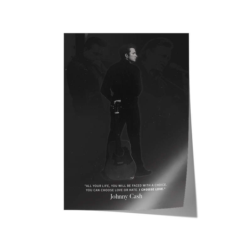 Johnny Cash Love Quote Print