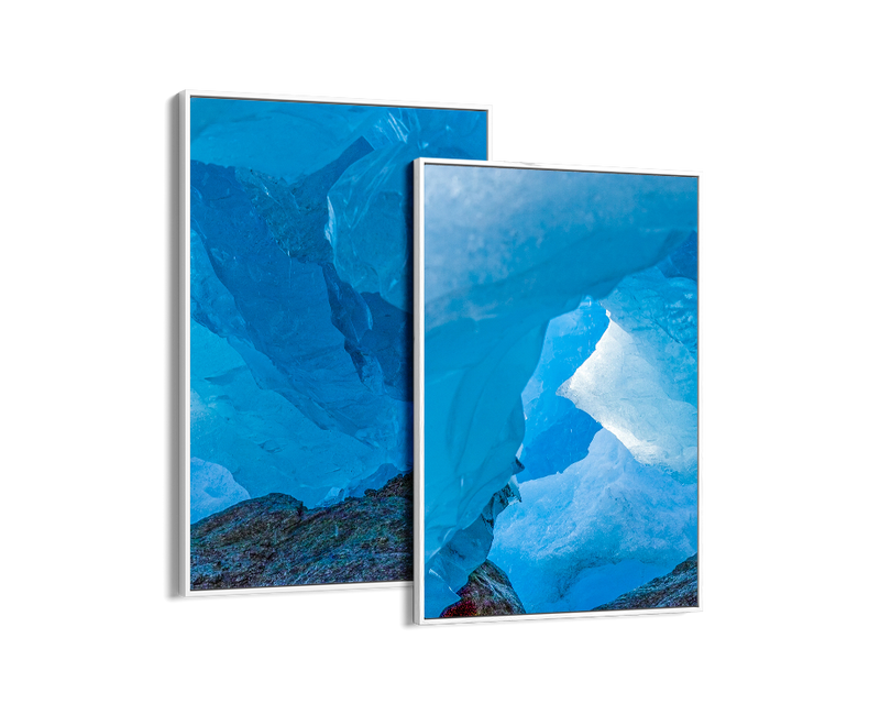 Blue Ice Set Includes Two Prints