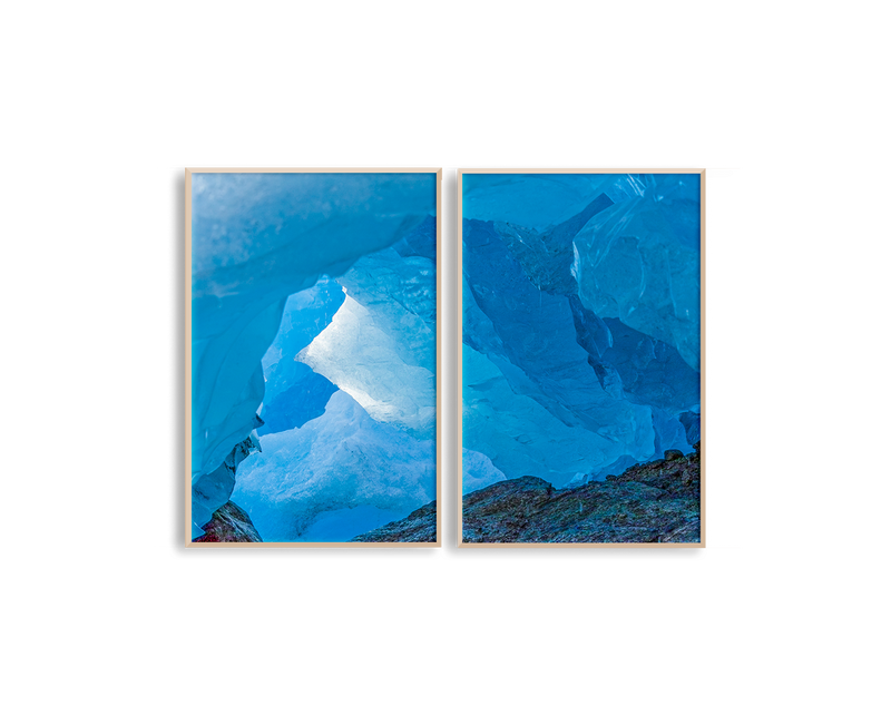 Blue Ice Set Includes Two Prints