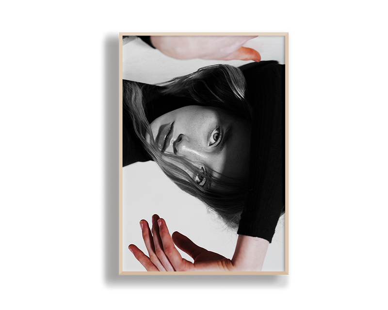 Model Art Portrait Colored