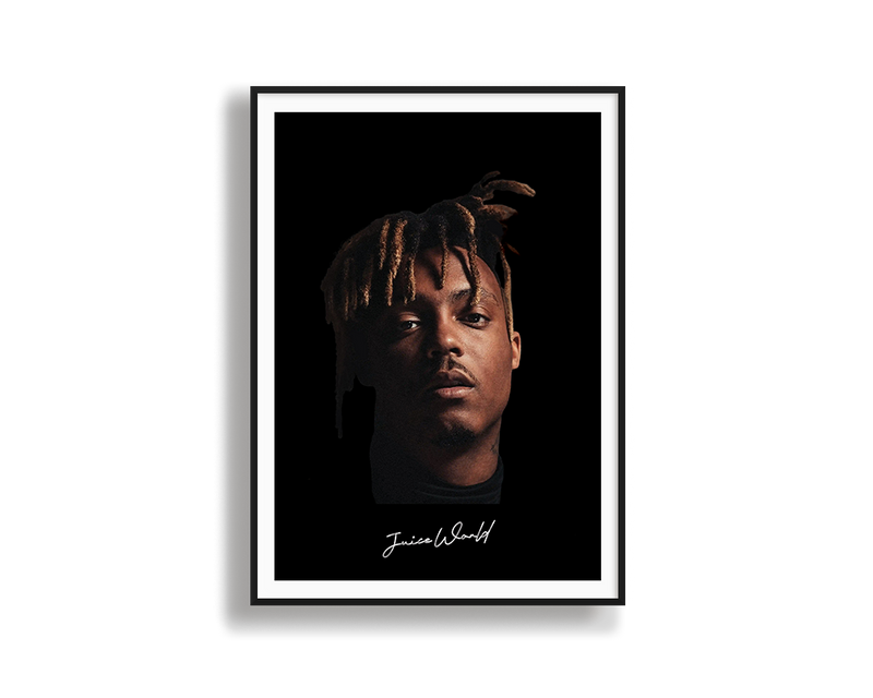 Big Head Retro Juice WRLD Black Portrait