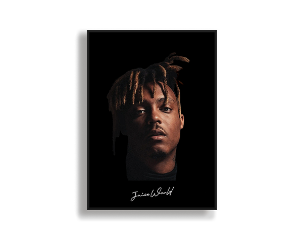 Big Head Retro Juice WRLD Black Portrait