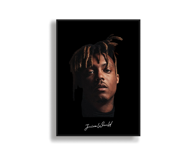 Big Head Retro Juice WRLD Black Portrait