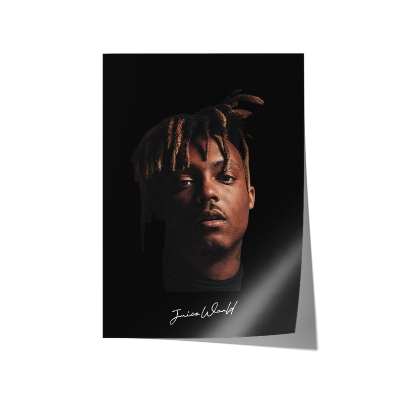 Big Head Retro Juice WRLD Black Portrait